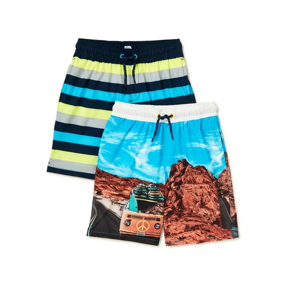 Black Mustang Cobra Sandwich Teenager Boys Beachwear Beach Shorts Pants Board Shorts 